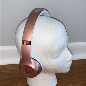 beats solo3 by dre rose gold wireless